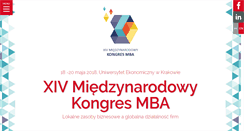Desktop Screenshot of kongresmba.pl